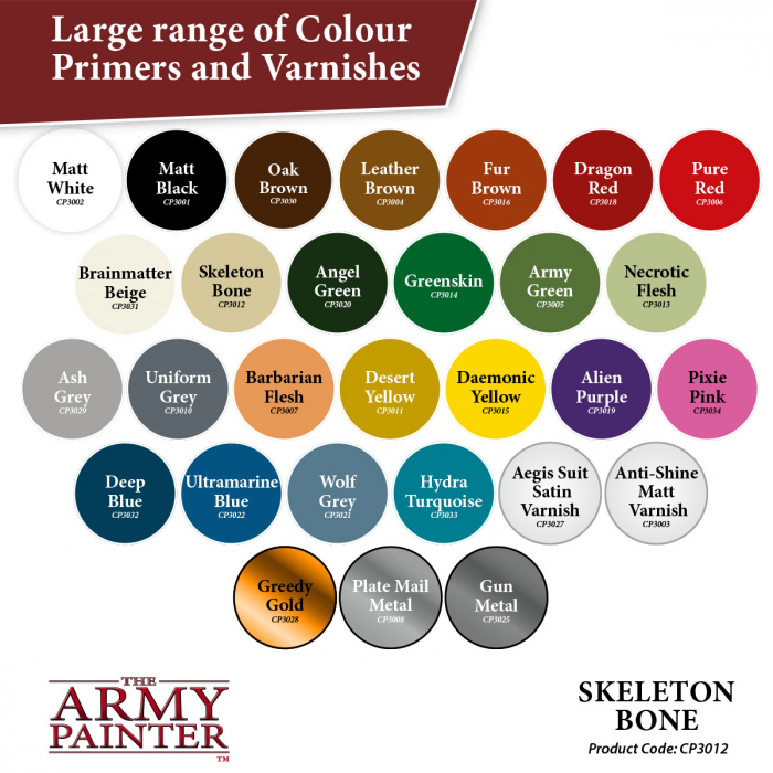The Army Painter - Colour Primer: Skeleton Bone [6]