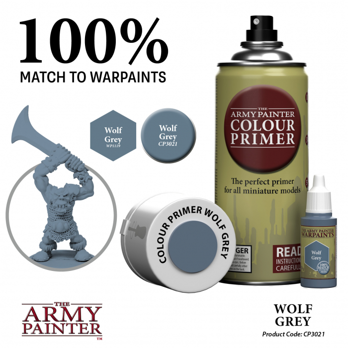 The Army Painter - Colour Primer: Wolf Grey [4]