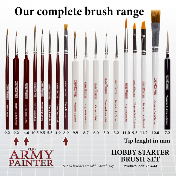 The Army Painter - Hobby Starter Brush Set [4]