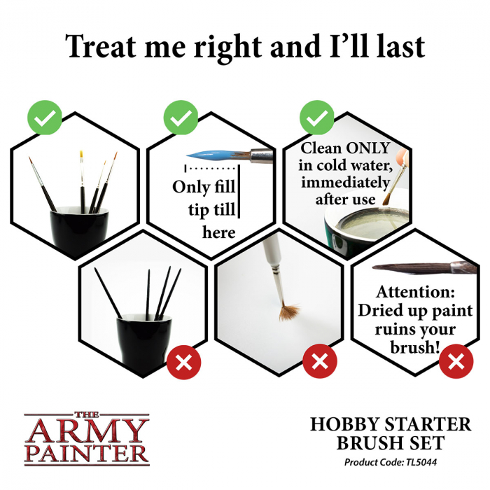 The Army Painter - Hobby Starter Brush Set [5]
