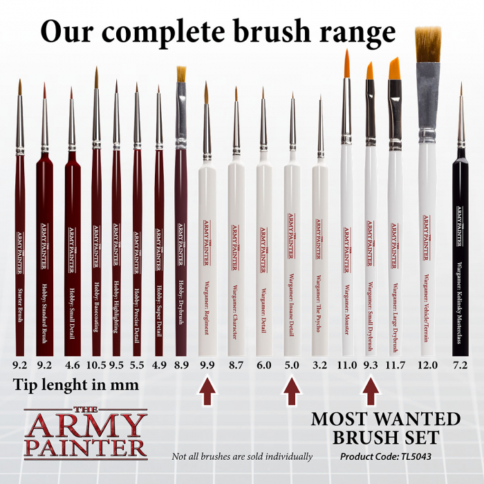 The Army Painter - Most Wanted Brush Set [4]