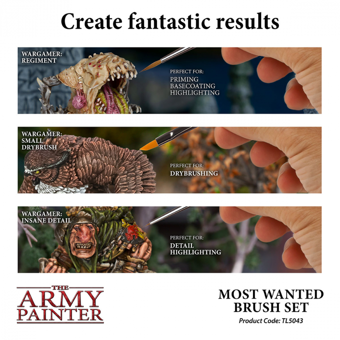 The Army Painter - Most Wanted Brush Set [2]