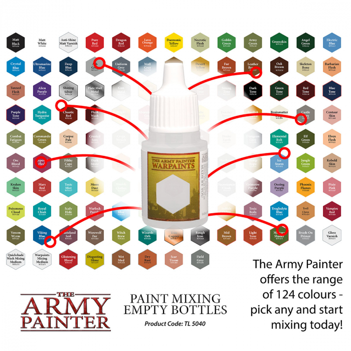 The Army Painter - Paint Mixing Empty Bottles [6]