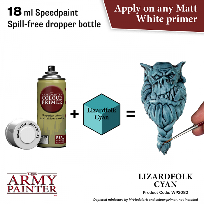 The Army Painter - Speedpaint: Lizardfolk Cyan [2]
