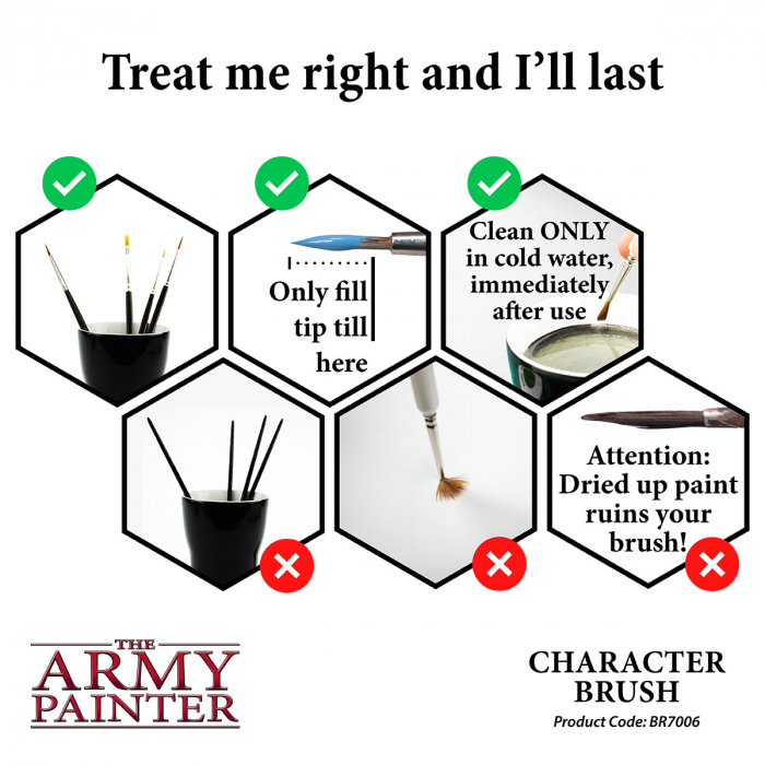 The Army Painter - Wargamer Brush: Character [5]