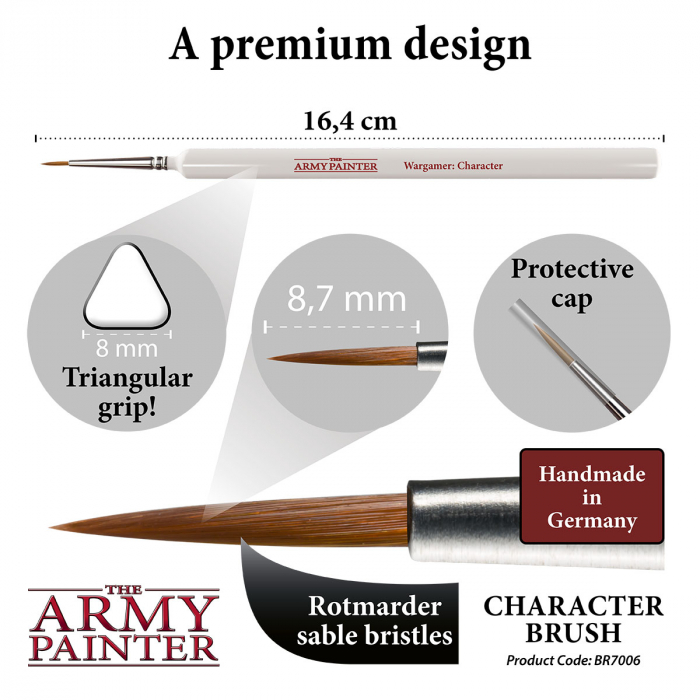 The Army Painter - Wargamer Brush: Character [3]