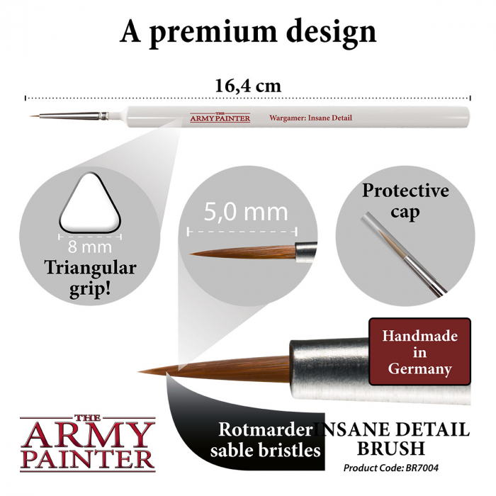 The Army Painter - Wargamer Brush: Insane Detail [3]
