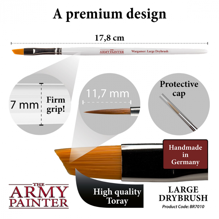 The Army Painter - Wargamer Brush: Large Drybrush [3]
