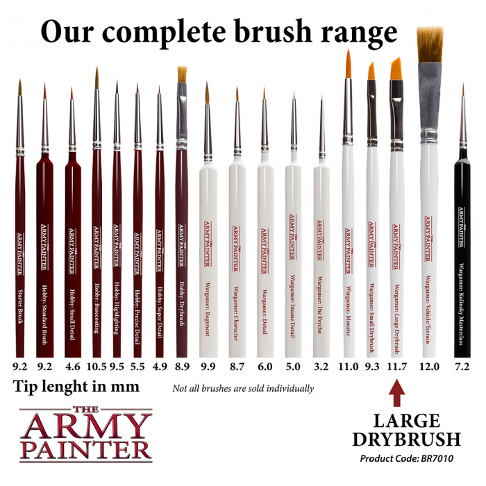 The Army Painter - Wargamer Brush: Large Drybrush [4]