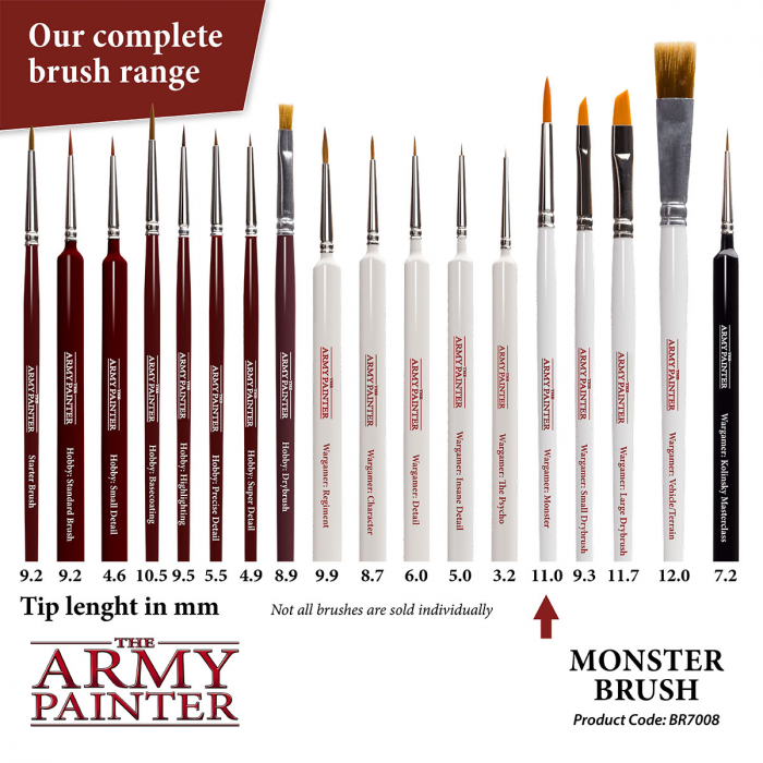 The Army Painter - Wargamer Brush: Monster [4]