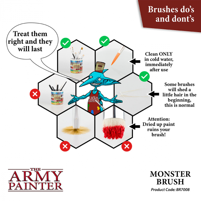 The Army Painter - Wargamer Brush: Monster [5]