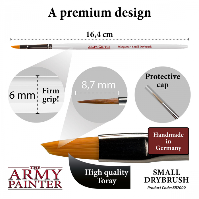 The Army Painter - Wargamer Brush: Small Drybrush [3]