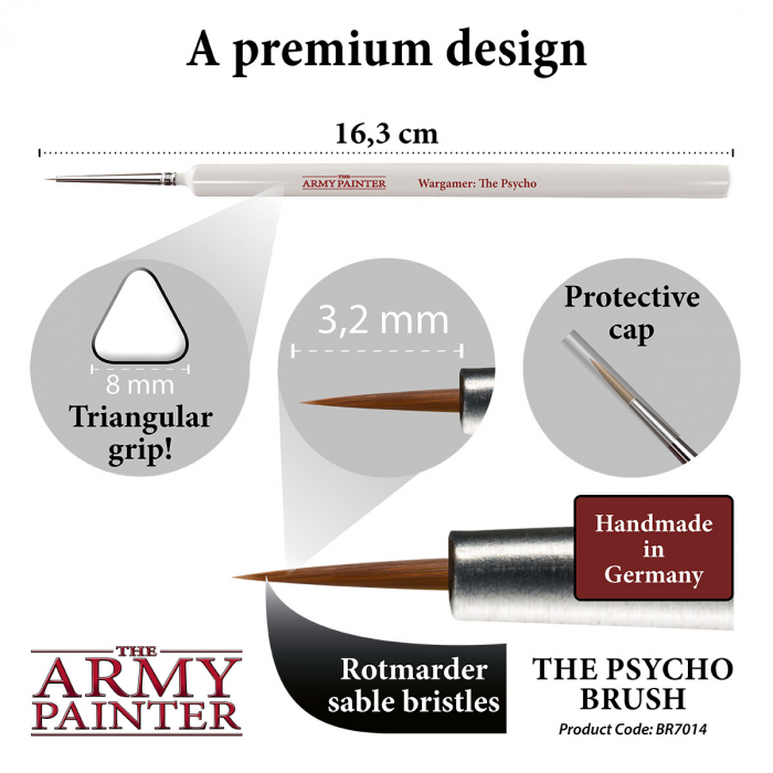 The Army Painter - Wargamer Brush: The Psycho [3]