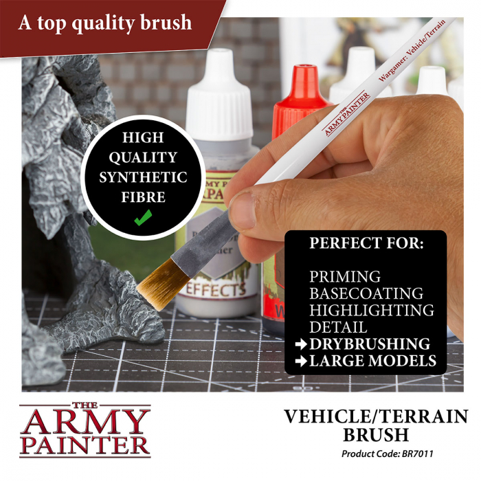 The Army Painter - Wargamer Brush: Vehicle & Scenery [2]