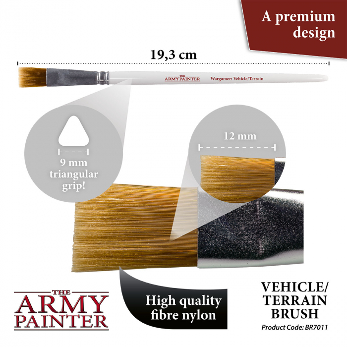 The Army Painter - Wargamer Brush: Vehicle & Scenery [3]