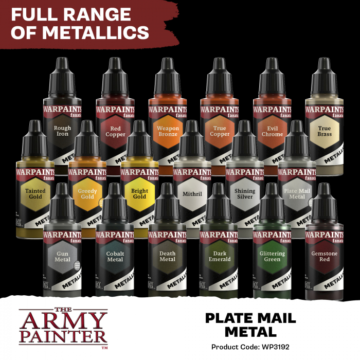 The Army Painter - Warpaints Fanatic Metallic: Plate Mail Metal [3]
