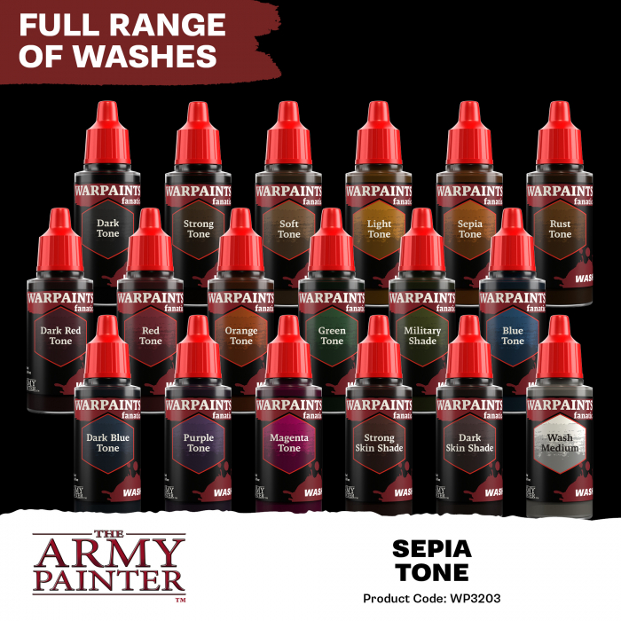 The Army Painter - Warpaints Fanatic Wash: Sepia Tone [2]