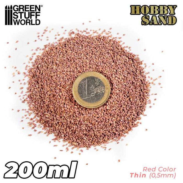 GSW - Thin Hobby Sand - Red 200ml [2]
