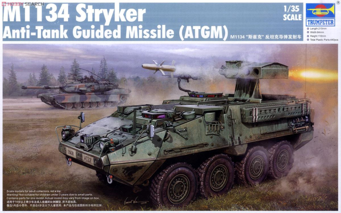 Trumpeter 00399 - 1:35 M1134 Stryker Anti Tank Guided Missile (Atgn) [1]