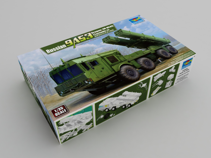 Trumpeter 01068 - 1:35 Russian 9A53 Uragan-1M MLRS (Tornado-s) [2]
