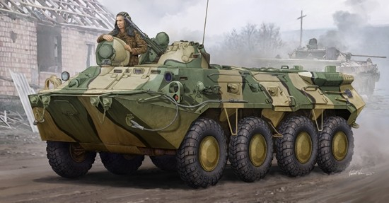Trumpeter 01594 - 1:35 Russian BTR-80 APC [1]