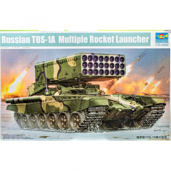 Trumpeter 05582 - 1:35 Russian TOS-1 24-Barrel Multiple Rocket Launcher [1]