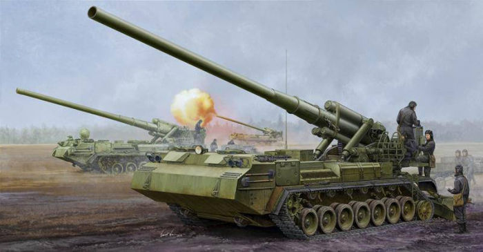 Trumpeter 05592 - 1:35 Soviet 2S7M Self-Propelled Gun [1]