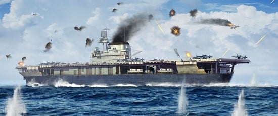 Trumpeter 06707 - 1:700 USS Yorktown CV-5 [1]