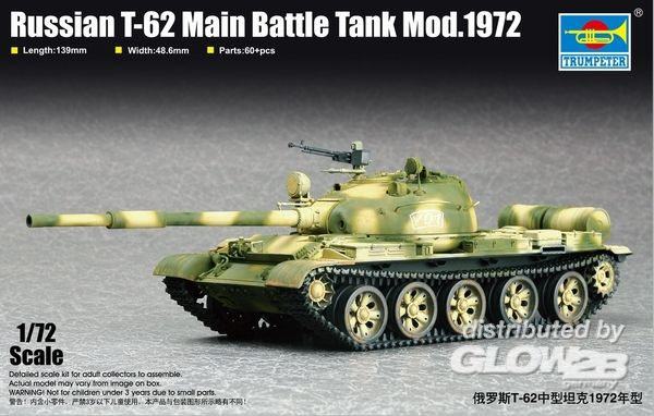 Trumpeter 07147 1:72 Russian T-62 Main Battle Tank Mod.1972 [1]