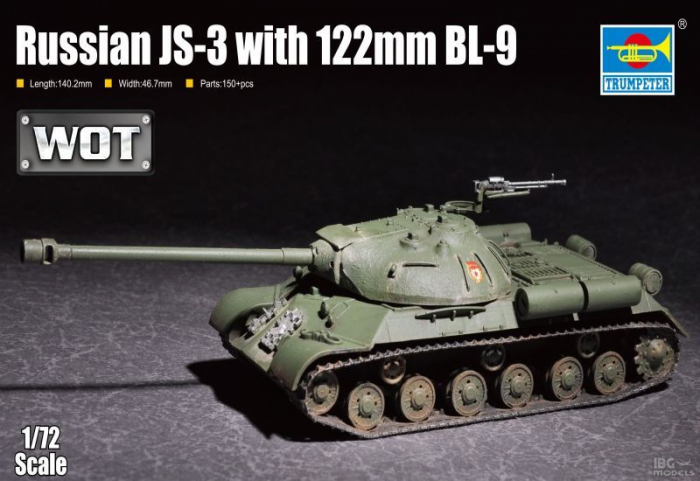 Trumpeter 07163 - 1:72 Russian JS-3 with 122mm BL-9 [1]