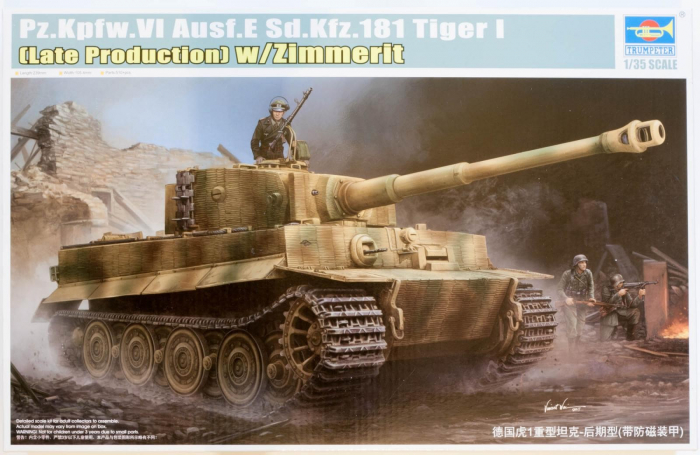 Trumpeter 09540 - 1:35 Pz.Kpfw.VI Ausf.E Sd.Kfz.181 Tiger I (Late Production) with Zimmerit [1]