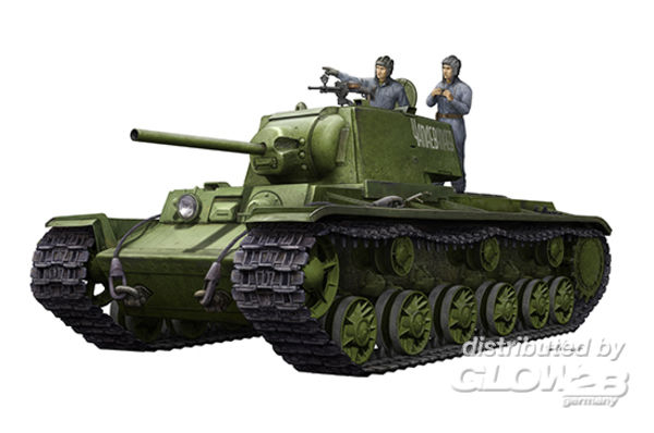 Trumpeter 09597 1:35 KV-1 1942 Simplified Turret Tank w/Tank Crew [1]