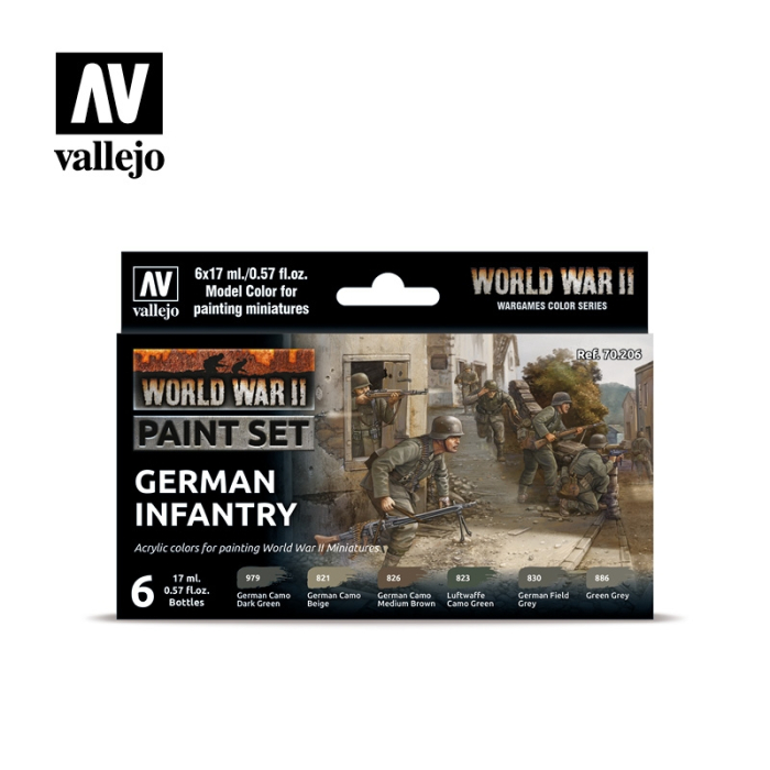 Vallejo 70206 - German Infantry (6) [1]