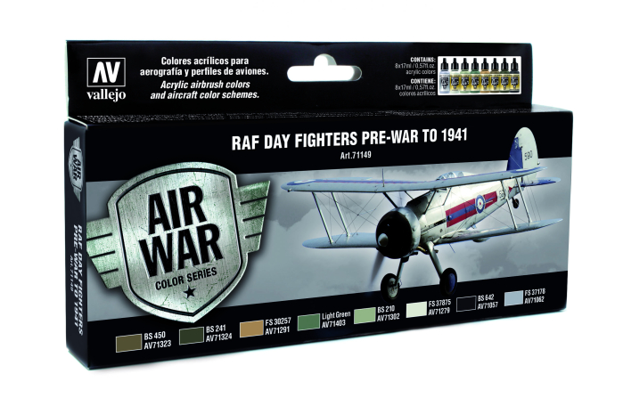 Vallejo 71149 - Day Fighters Pre-War To 1941 (8) [1]
