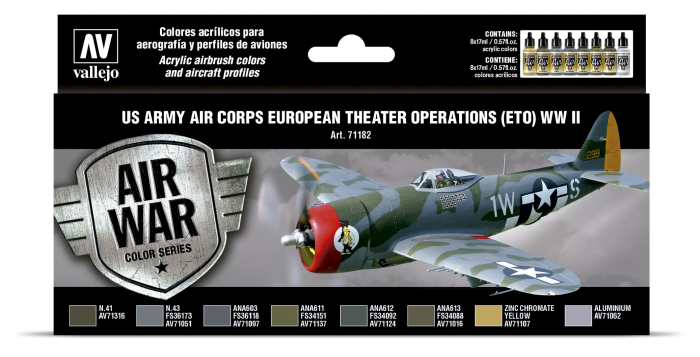 Vallejo 71182 - US Army Air Corps European Theater Op. (ETO) WWII (8) [1]