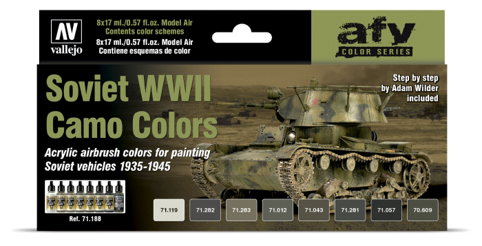 Vallejo 71188 - Soviet WWII Camo Colors (8) by Adam Wilder [1]