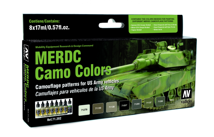 Vallejo 71202 - MERDC Camo Colors (8) [1]