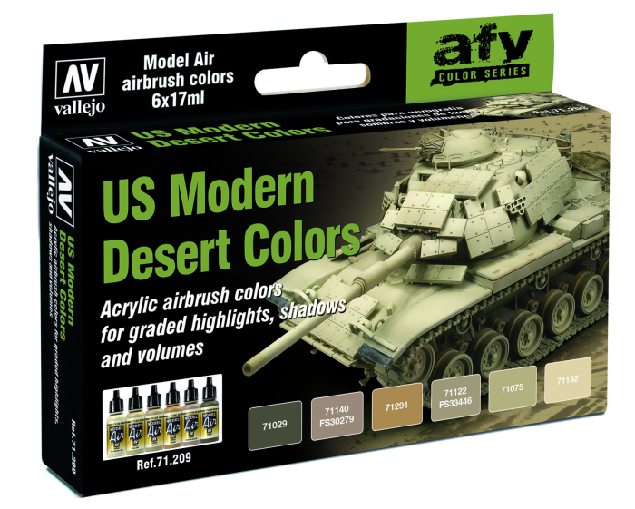 Vallejo 71209 - US Modern Desert Colors (6) [1]