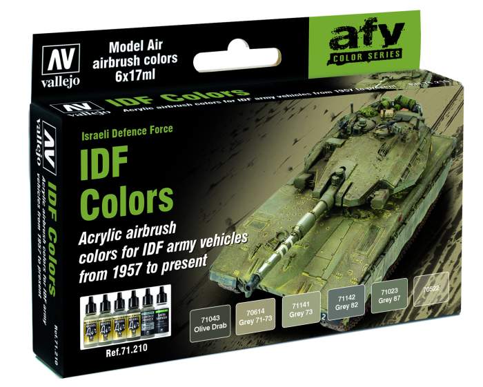 Vallejo 71210 - IDF Colors (6) [1]