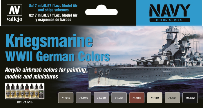 Vallejo 71615 - Kriegsmarine WWII German Colors (8) [1]