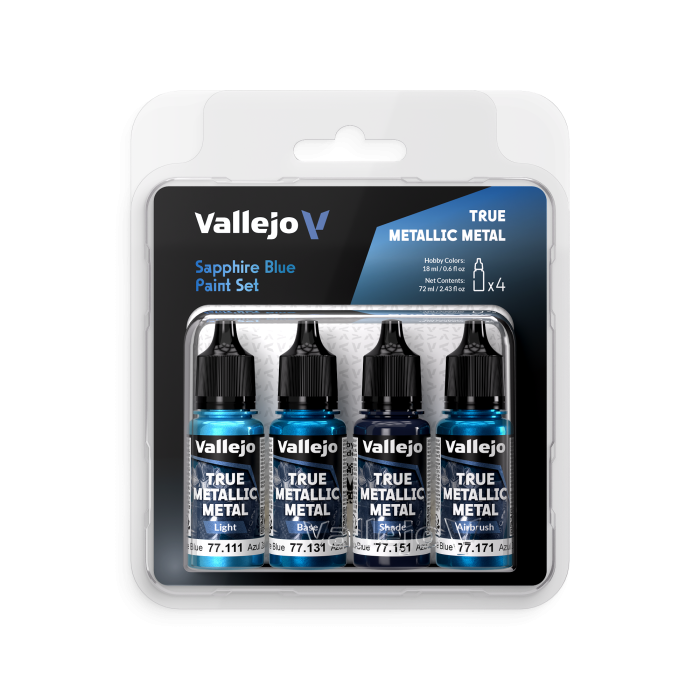 Vallejo 77256 - TMM Sapphire Blue Paint Set [1]