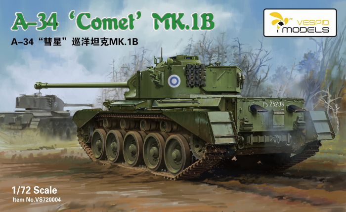 Vespid Models 720004 - 1:72 A-34 Comet MK.1B [1]