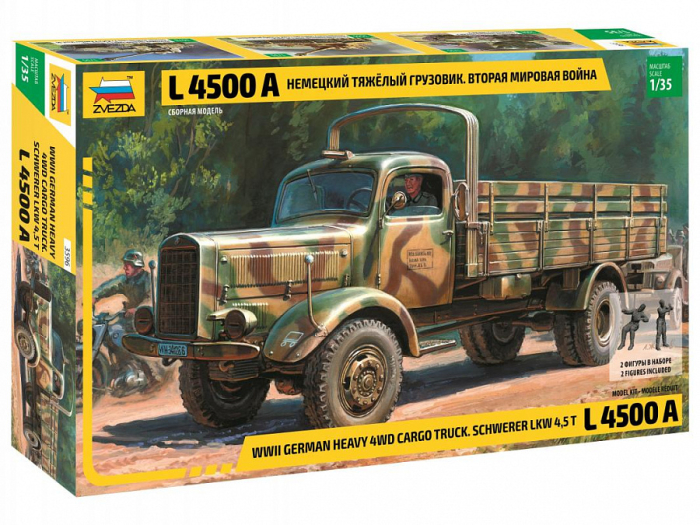 Zvezda 3596 - 1:35 German Heavy Truck L4500A [1]