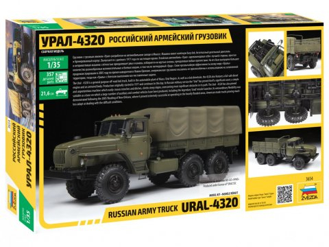 Zvezda 3654 - 1:35 Ural 4320 Truck [2]