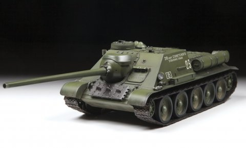 Zvezda 3688 - 1:35 SOVIET S.P. GUN SU-100 (new moulds) [3]