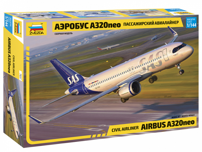 Zvezda 7037 - 1:144 AIRBUS A 320 NEO [1]