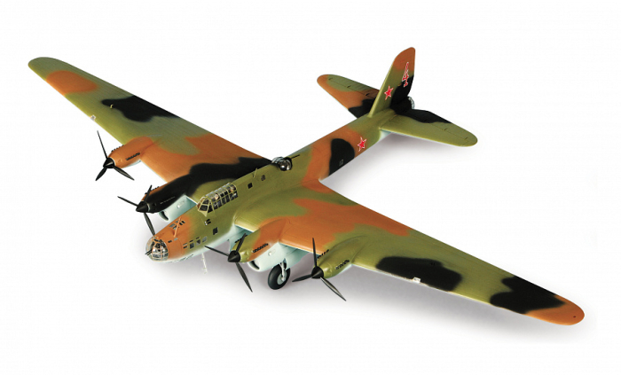 Zvezda 7264 - 1:72 Petlyakov Pe-8 Soviet Long-Range Heavy Bomber WWII [2]