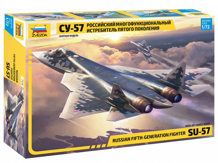 Zvezda 7319 - 1:72 Russian Fifth-Generation Fighter Su-57 [1]