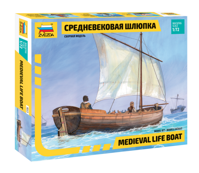 Zvezda 9033 - 1:72 MEDIEVAL LIFE BOAT [1]