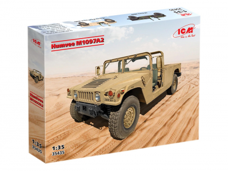 Vehicule militare terestre - ICM 35435 - 1:35 Humvee M1097A2